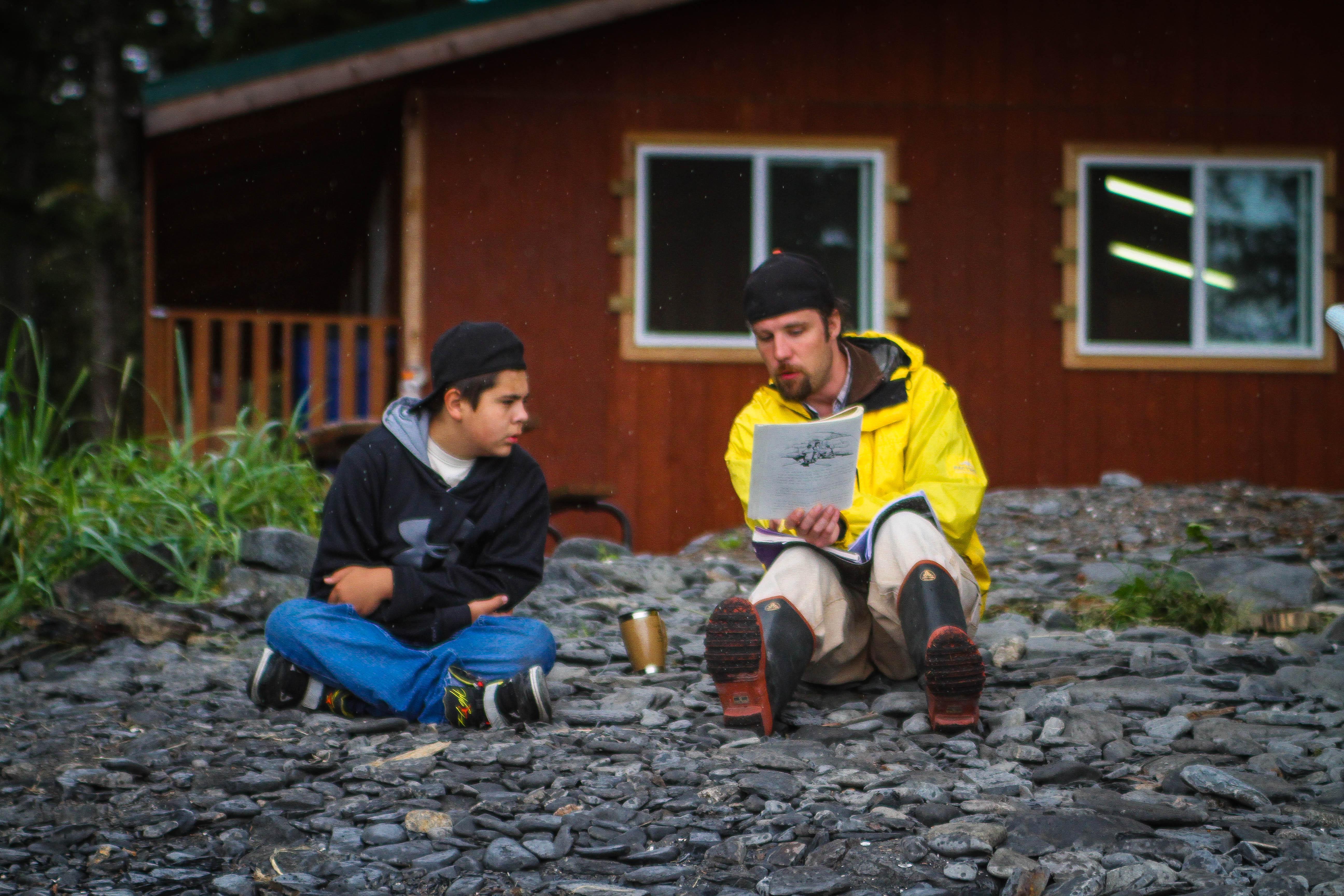 Adam Mackie at DIG Afognak camp, summer 2016