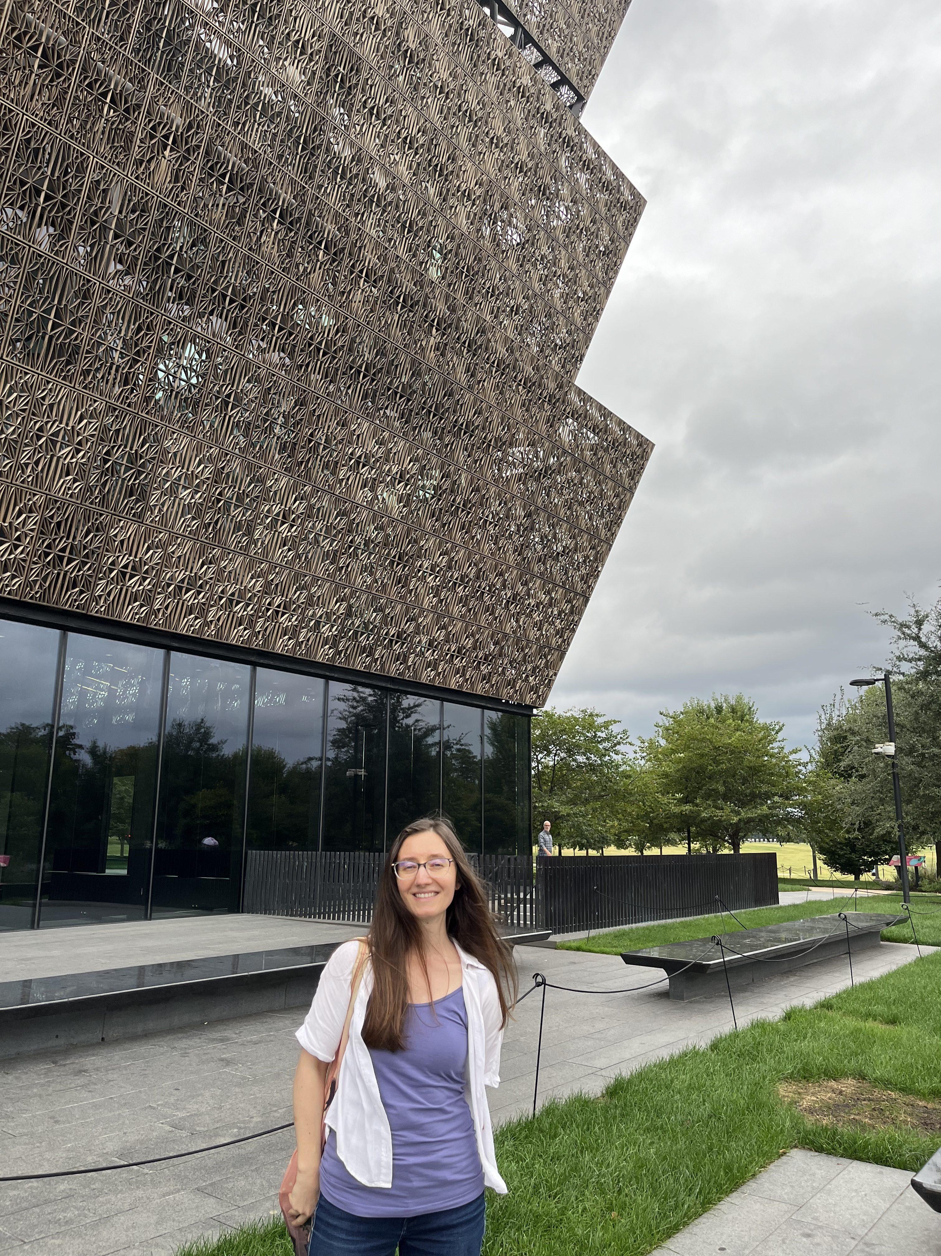 Rachel Garcia visits the National Museum of African American History and Culture last fall