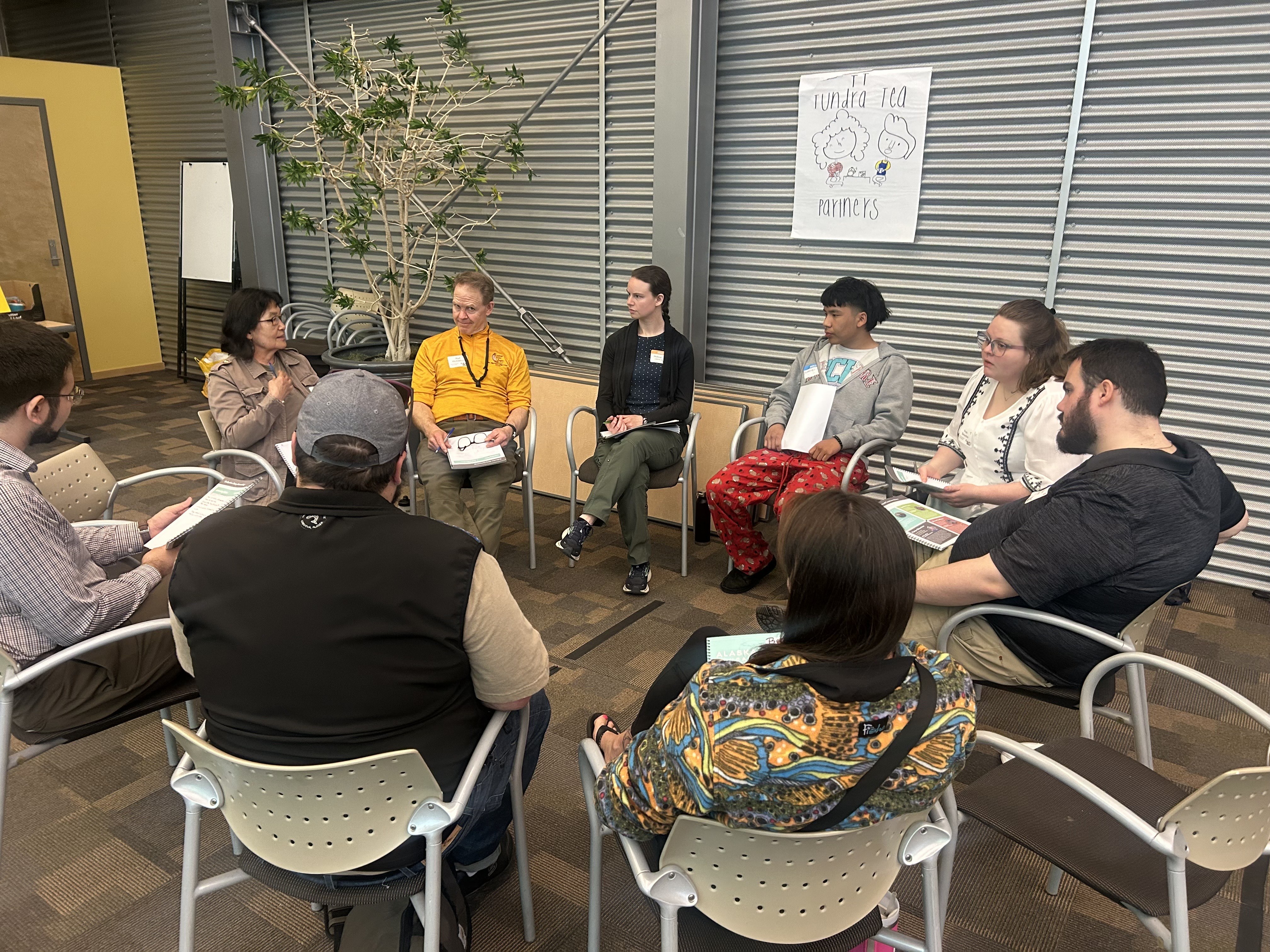 Collective Story Harvesting during Day 1 of Alaska Studies Educator Summit