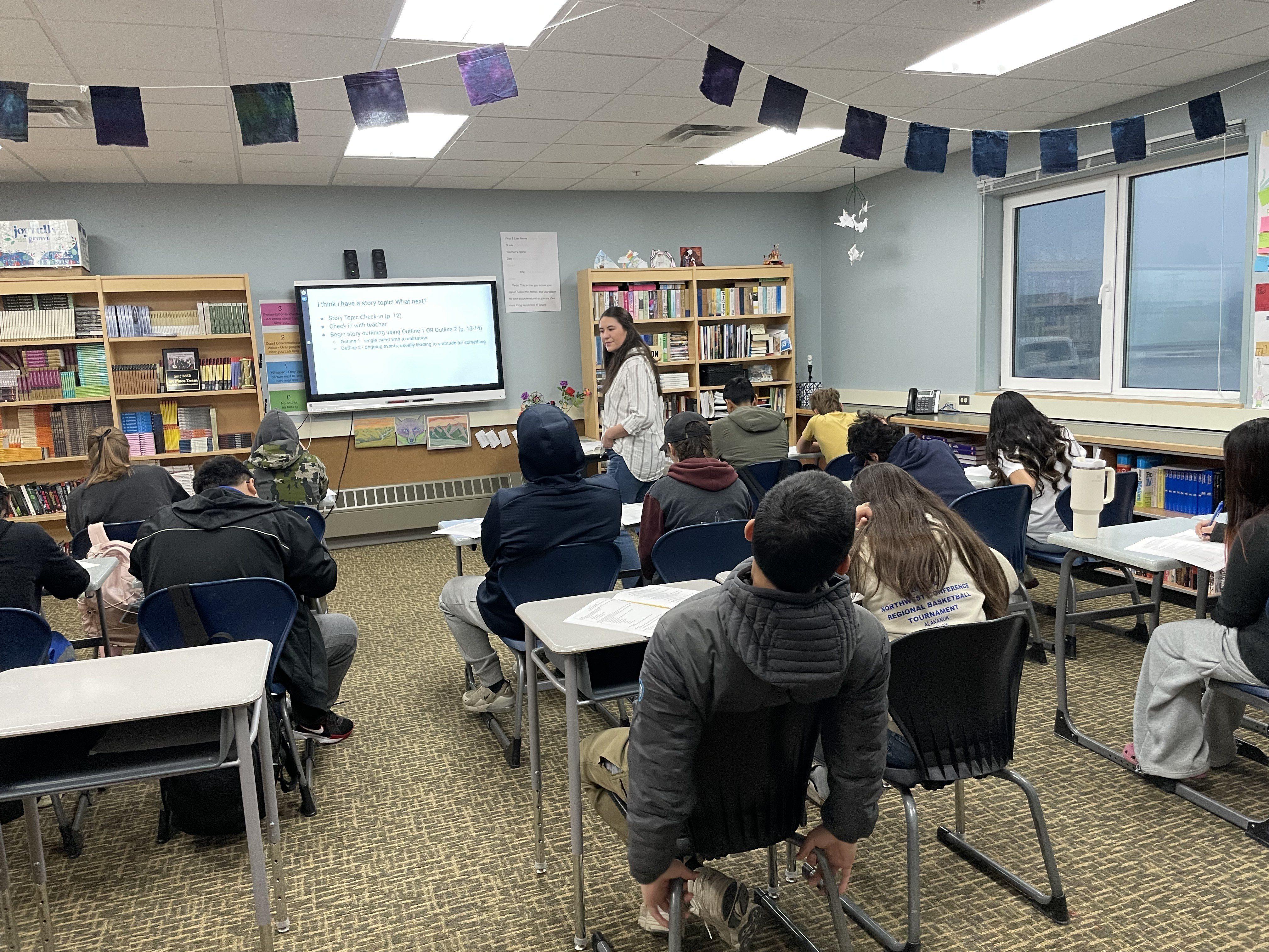 Story Works programming in Unalakleet