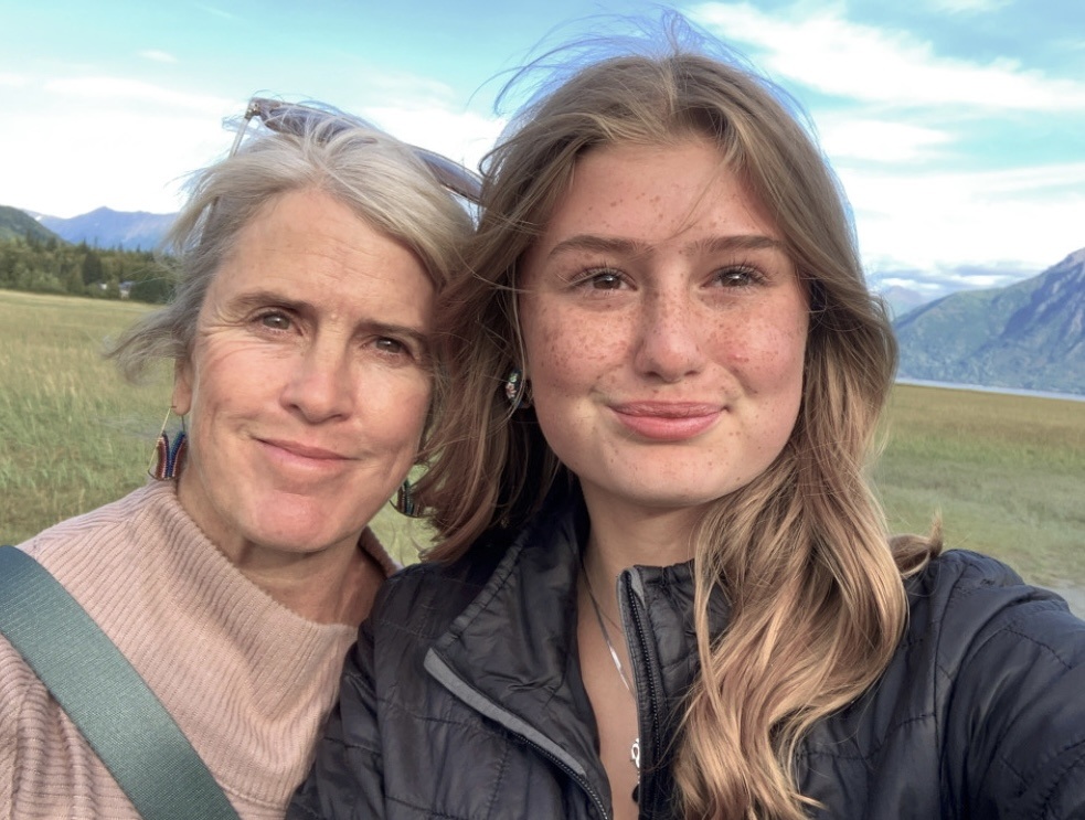 Cooper Carr-Anaya and her mom, Polly Carr