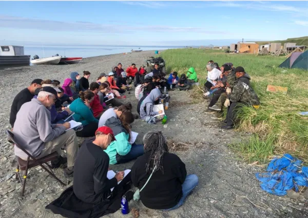 camp on the beach