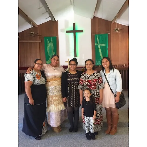 My grandma, mom, sisters, and cousins at Anchor Park United Methodist Church