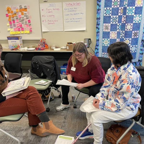 Images from Dec. 2025 Depolarizing Conversations workshop in Wasilla