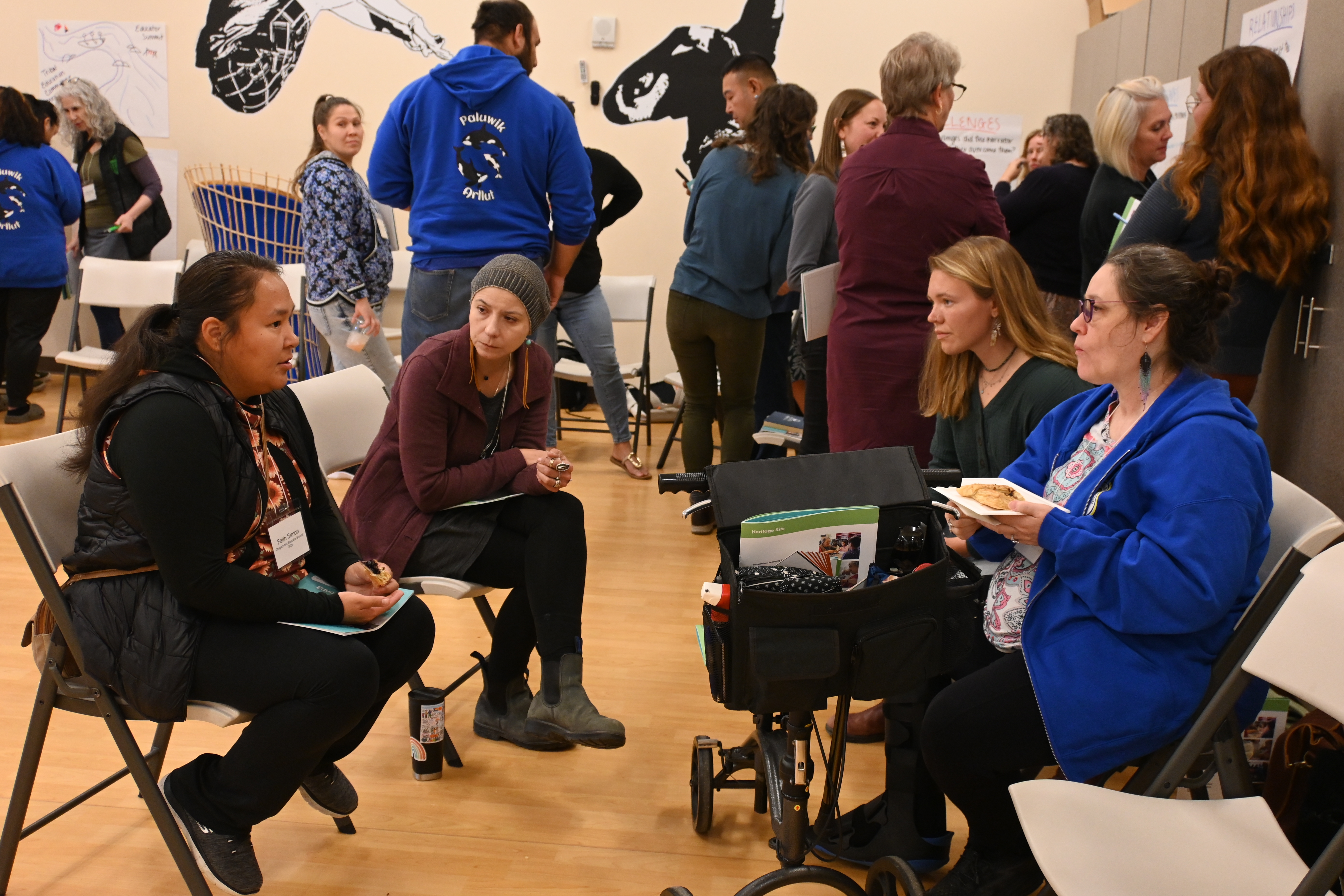 Shots from a Forum-led workshop with Chugachmiut, Fall 2025
