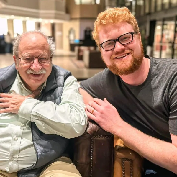 Chuck Seaca with Public Narrative founder Marshall Ganz